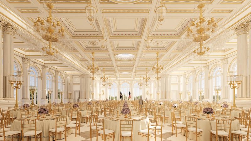 History is being rewritten on the White House grounds, where a new formal ballroom is rising in place of the East Wing. The project has become a political lightning rod, as images of its construction reignite debate over President Donald Trump’s imprint on the nation’s most iconic address.
While the White House has hosted countless ceremonial events, it has never had a dedicated ballroom. The new structure will fill that void, replacing the historic East Wing with a space designed instead to host large-scale gatherings.
The ballroom is estimated to cost $250 million and will be financed jointly by Trump and private donors.
While the White House has pledged to release details on the individuals and corporations funding the ballroom’s construction, a comprehensive breakdown of contributions has not yet been made public.
During a July 31 briefing, White House press secretary Karoline Leavitt detailed the administration’s plans to construct a 90,000-square-foot ballroom on the White House grounds.
Leavitt said the new ballroom will accommodate approximately 650 seated guests and will stay true to the classical design of the White House.
‘The White House is currently unable to host major functions honoring world leaders in other countries without having to install a large and unsightly tent approximately 100 yards away from the main building’s entrance,’ Leavitt said on July 31.
She added that the new ballroom will be ‘a much-needed and exquisite addition.’
This post appeared first on FOX NEWS PHOTOS: The making of Trump’s White House ballroom, a look at the construction progress
